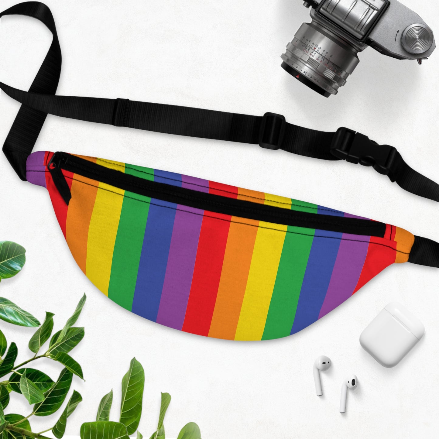 Rainbow Pride Fanny Pack - Unisex Festival Bag, LGBTQIA+ Accessory, Colorful Sling Bag, Summer Travel Gear, Gay Pride Gifts