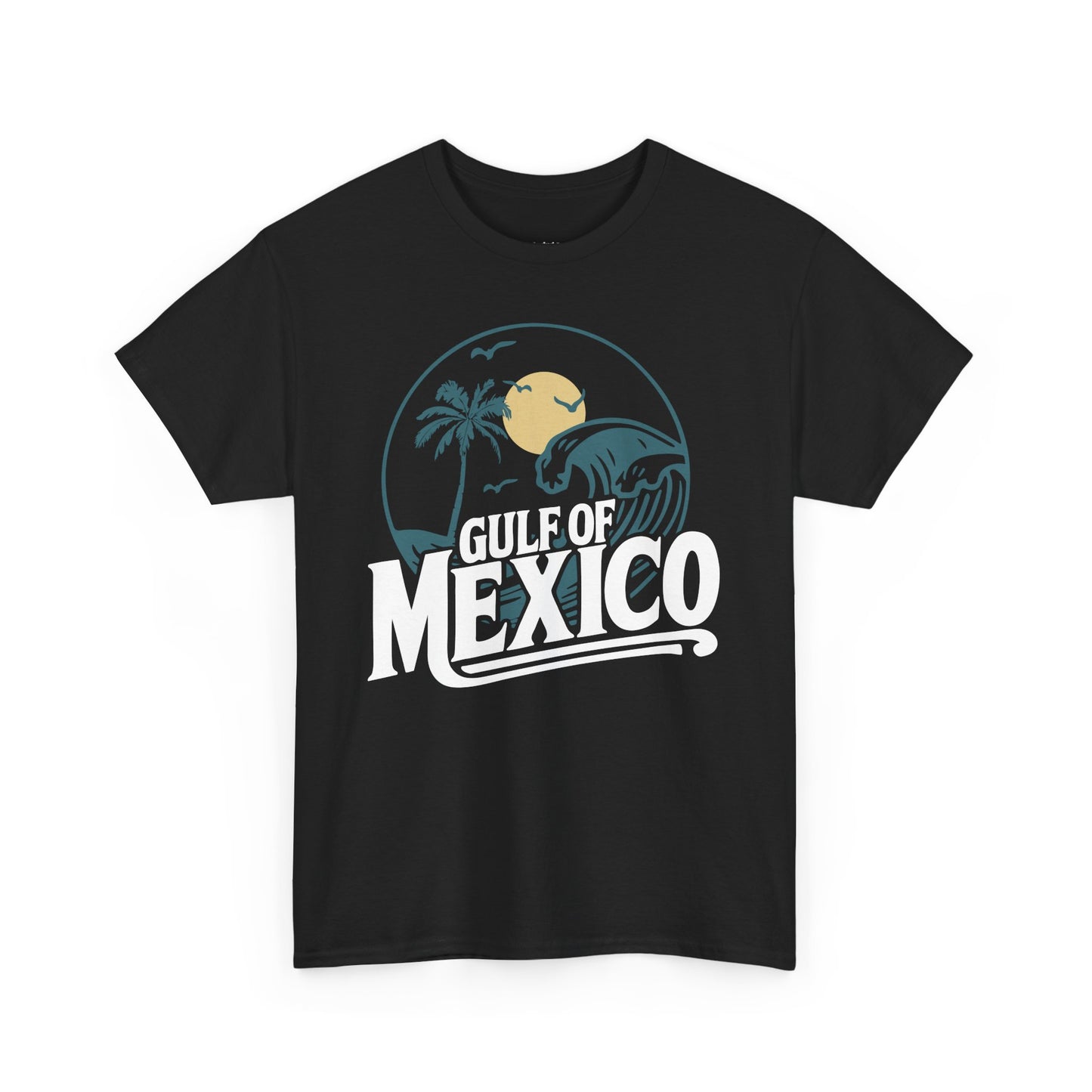 Gulf of Mexico Graphic Tee, Vintage Summer Shirt, Unisex Beachwear, Coastal Vibe Top, Perfect Gift for Travelers, Retro Travel T-Shirt