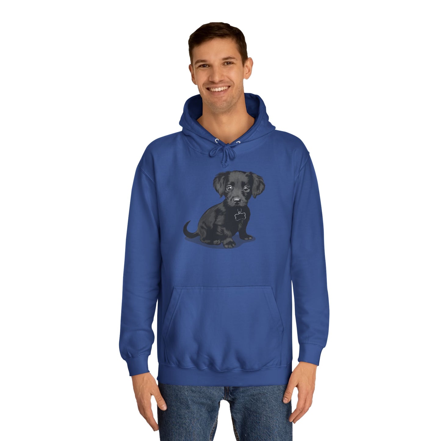Chiweenie Puppy Dog Graphic Unisex Hoodie, Chihuahua Dachshund Mix Dogs Pullover Hooded Sweatshirt, Dog Lover Gift, Dog Mom Dad Present