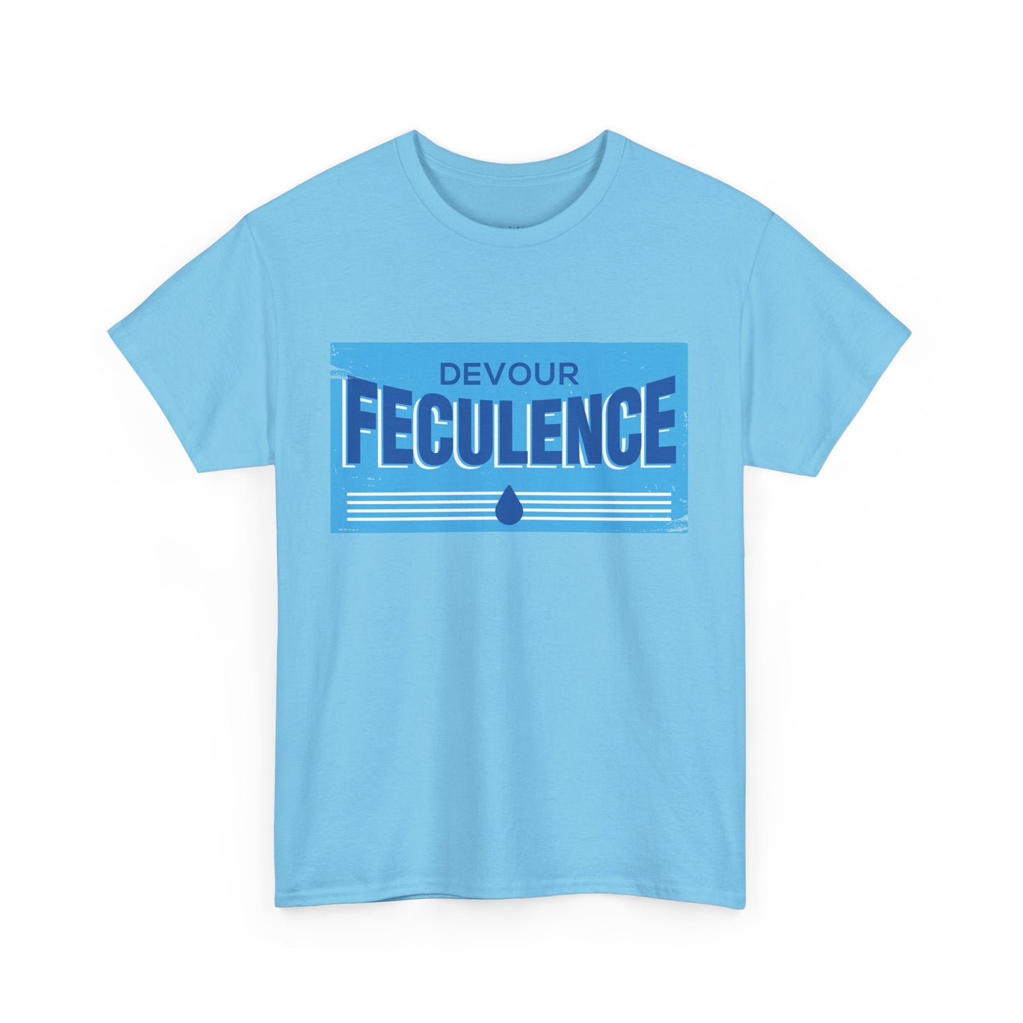 Devour Feculence T-shirt Retro Funny Graphic Short Sleeve Cotton Tee, Unisex Mens Womens Shirts - Gift for Severance Fans