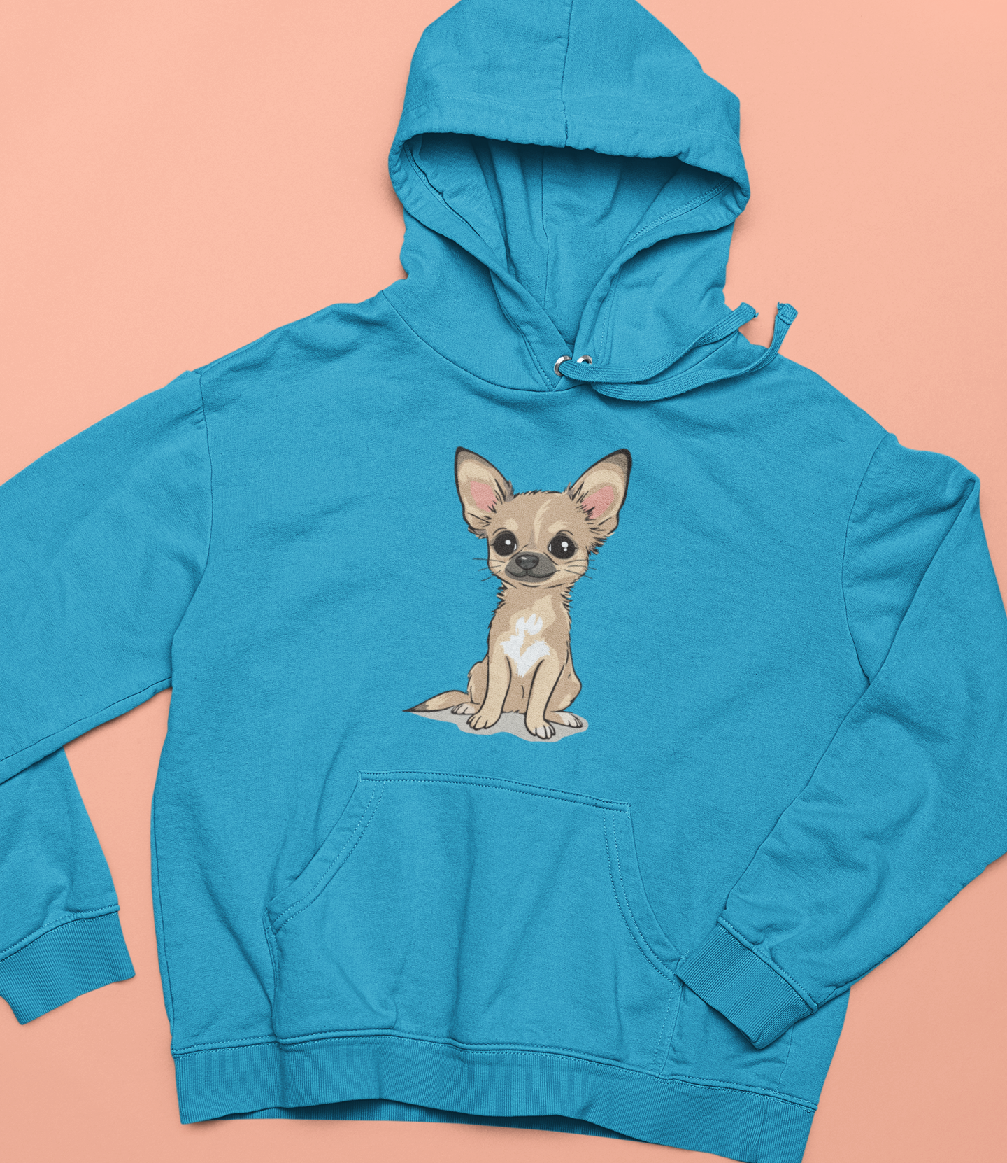 Twila Chihuahua Puppy Dog Pullover Hoodie Hooded Sweatshirt Cute Chihuahuas Puppy Dogs Pet Print Men Women Unisex Hoodies