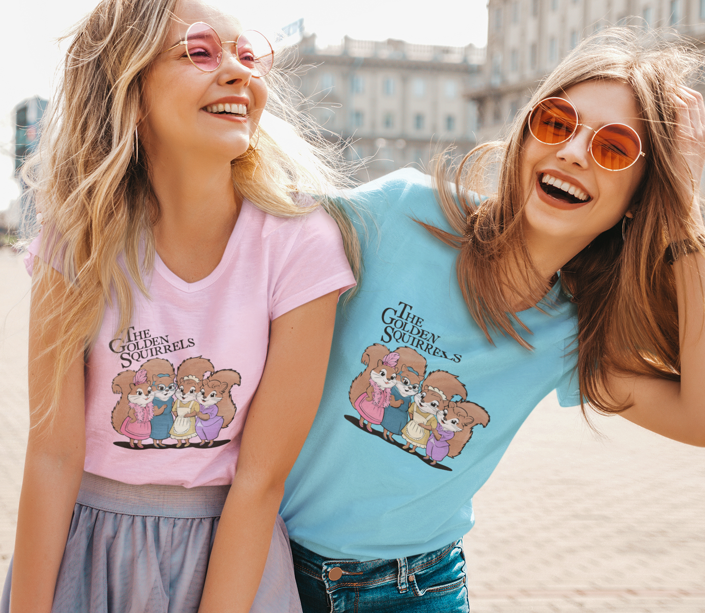 The Golden Squirrels T-shirt Women's Favorite Tee - Funny Golden Girls Squirrel Parody Ladies Top