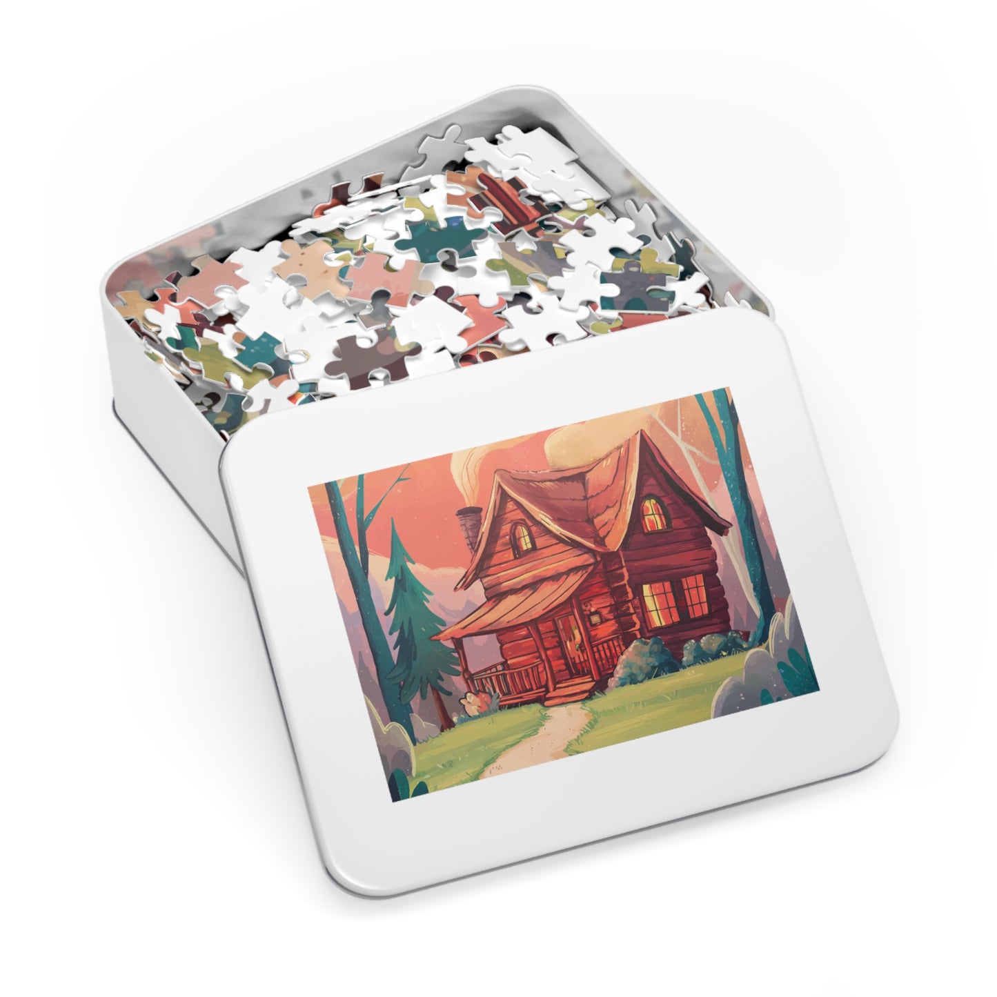 Cozy Cabin 500 Piece Jigsaw Puzzle