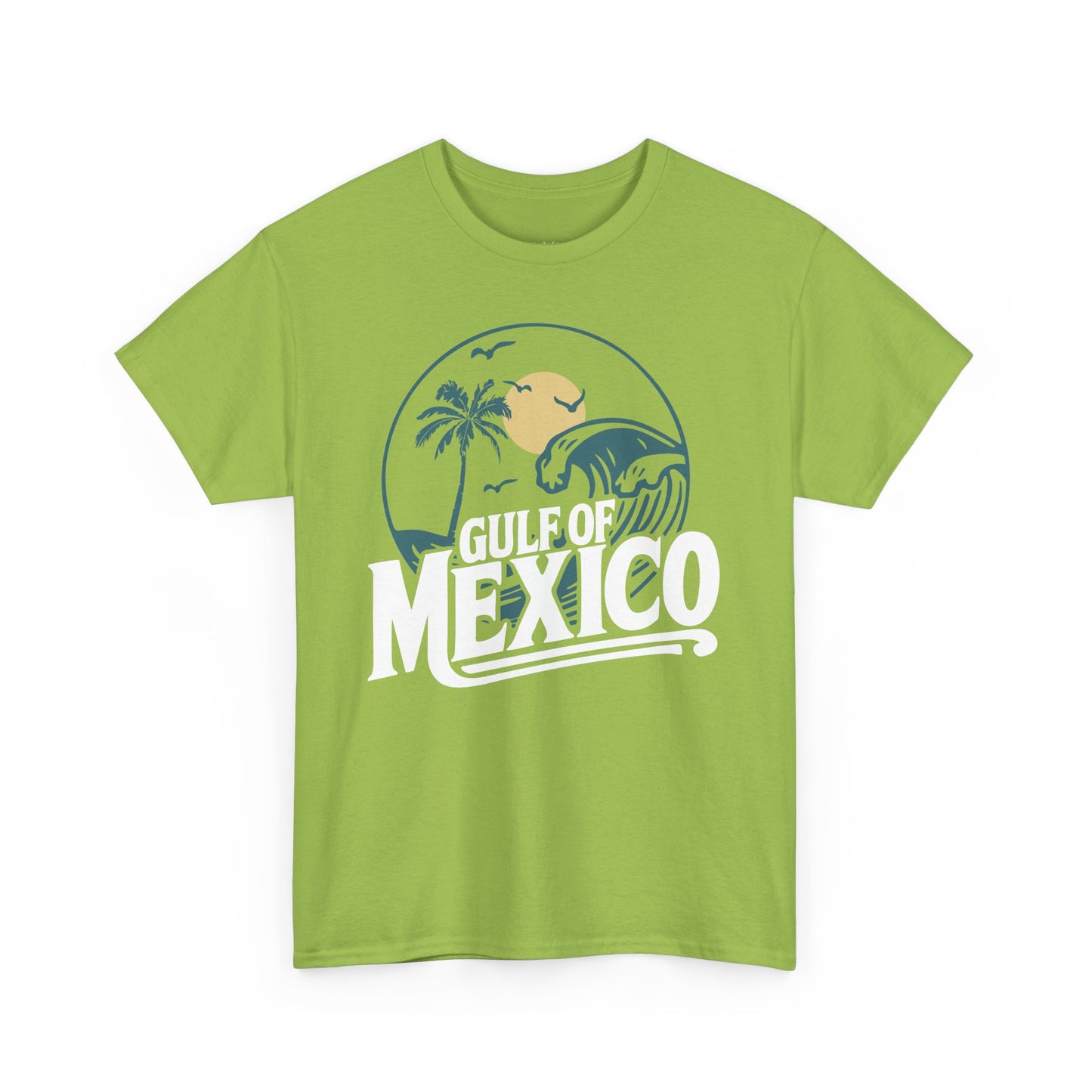 Gulf of Mexico Graphic Tee, Vintage Summer Shirt, Unisex Beachwear, Coastal Vibe Top, Perfect Gift for Travelers, Retro Travel T-Shirt