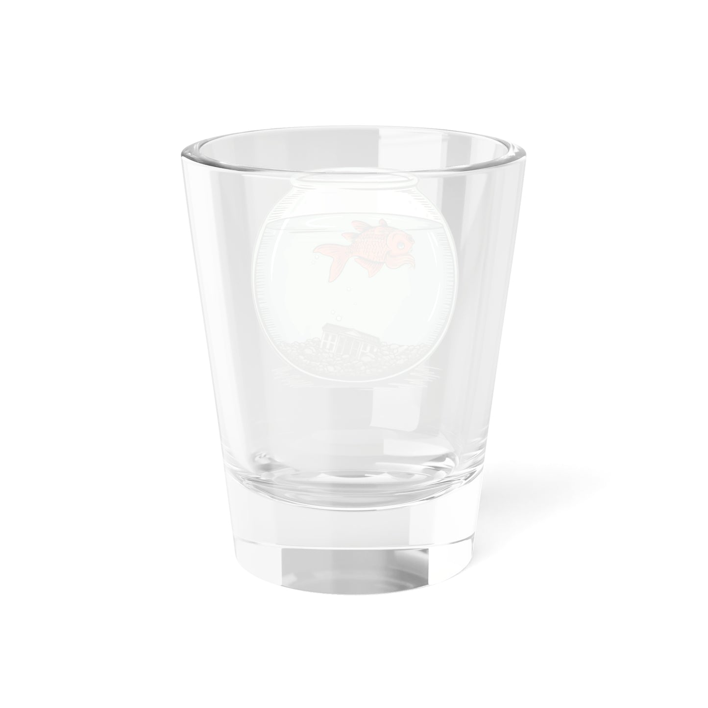 Dead Goldfish In A Fishbowl Shot Glass, Funny Political Barware, Celebration Gift, "When It Happens" Custom Drinkware, Leftist Party Favor