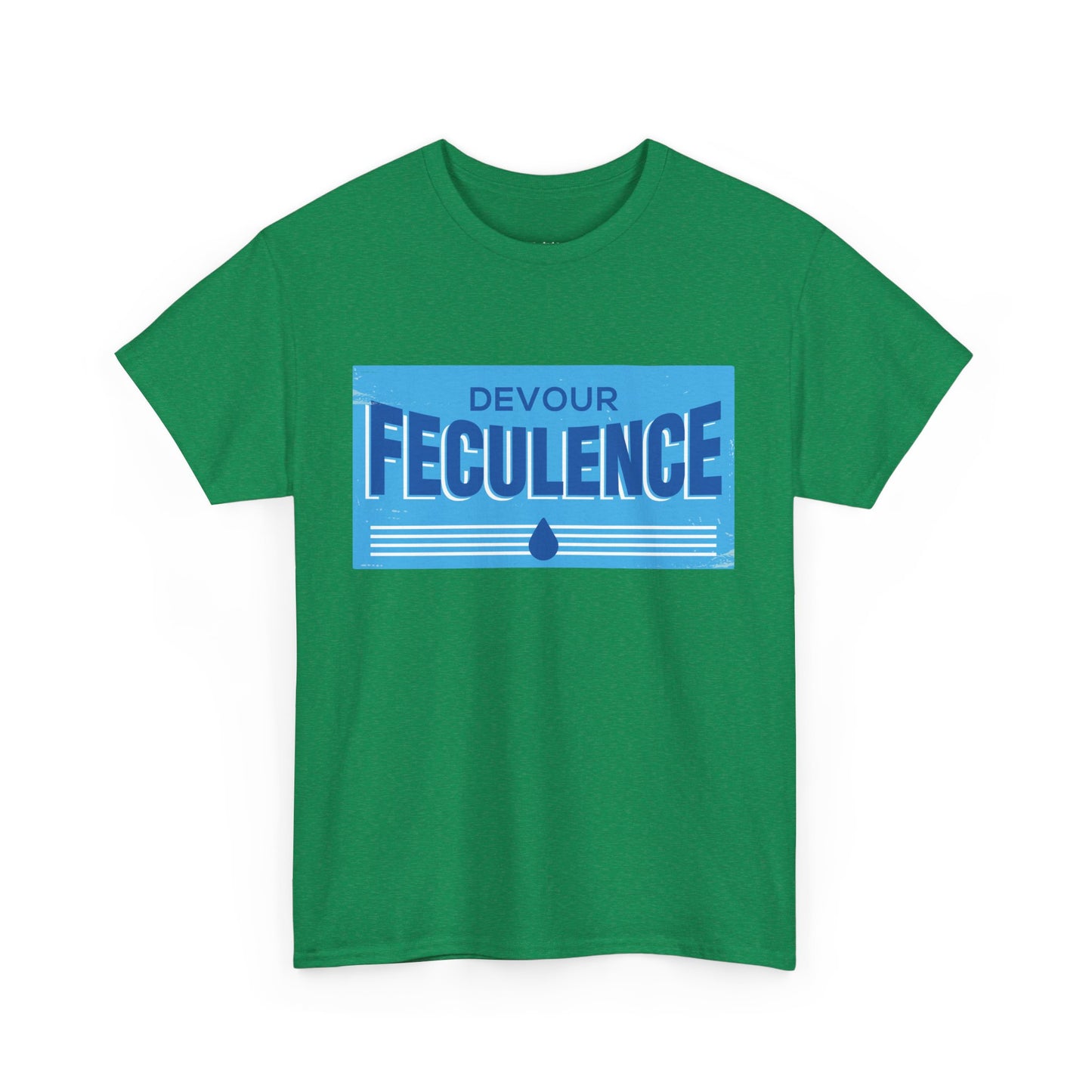 Devour Feculence T-shirt Retro Funny Graphic Short Sleeve Cotton Tee, Unisex Mens Womens Shirts - Gift for Severance Fans