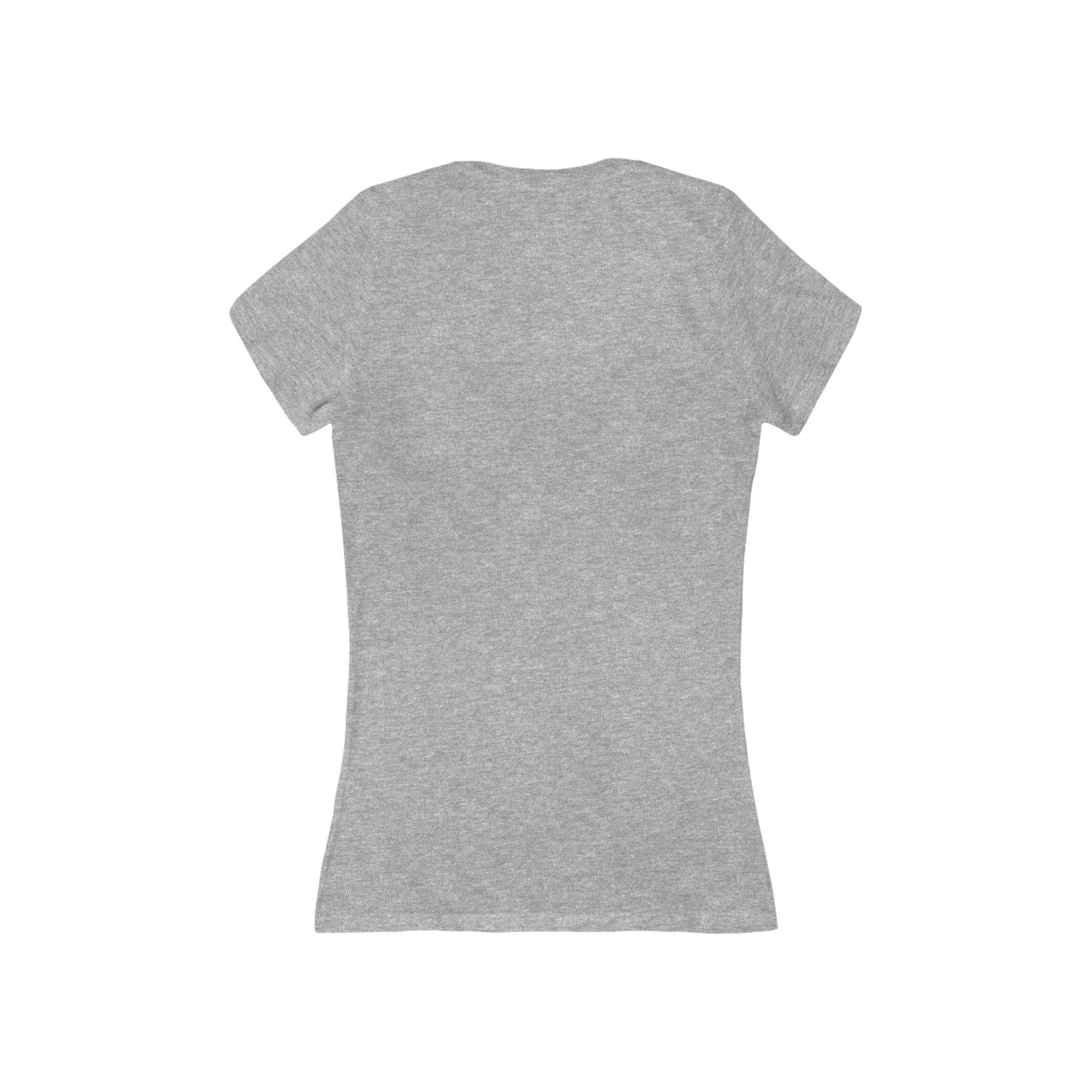 Poppy Flower Women's V-Neck Tee, Floral Poppies Ladies Shirt, Short Sleeve T-Shirts, Spring Summer Flowers Top, Gifts for Her