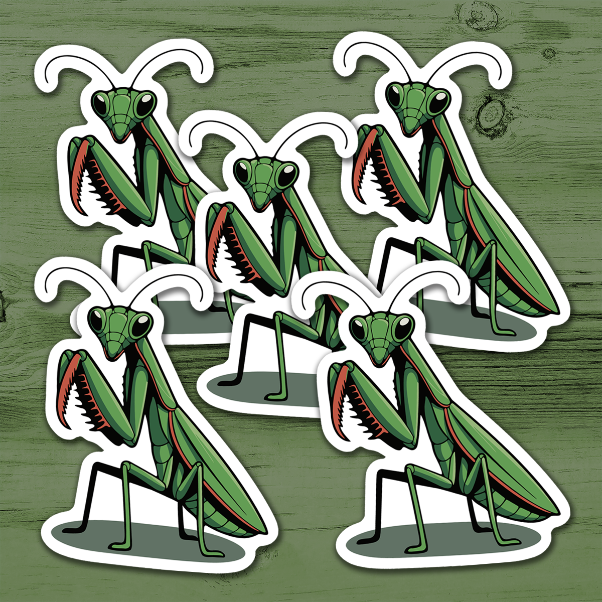 3" Praying Mantis Sticker - Bugs Insects Decal Stickers Mantises Waterproof Outdoor Decals