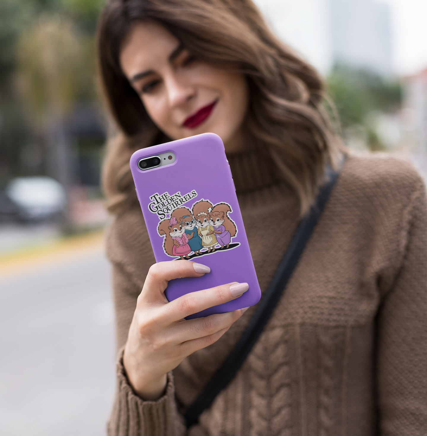 The Golden Squirrels Sticker - 3" Waterproof, Fade-Resistant Decal Stickers Golden Girls Parody Funny Squirrel Stickers