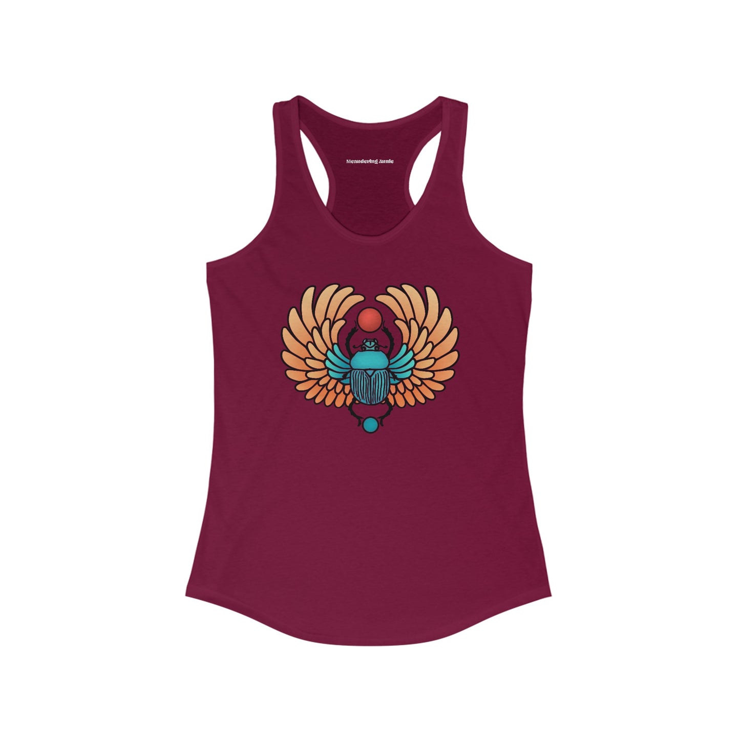 Scarab Beetle Tank Top Women's Ideal Racerback Tank