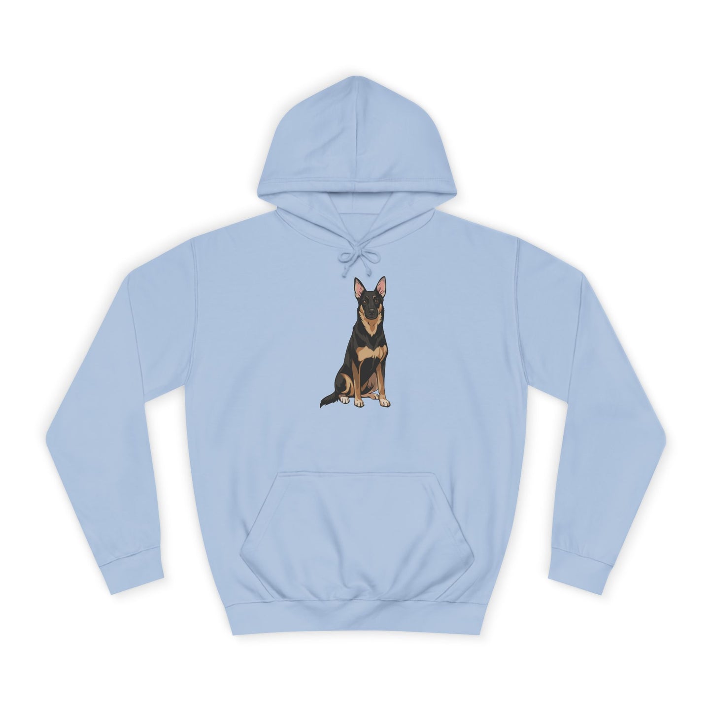 Buddy German Shepherd Dog Unisex Hoodie Pullover Hooded Sweatshirt, Dog Lover Gift, Pet Owner Clothing, Cozy Winter Apparel