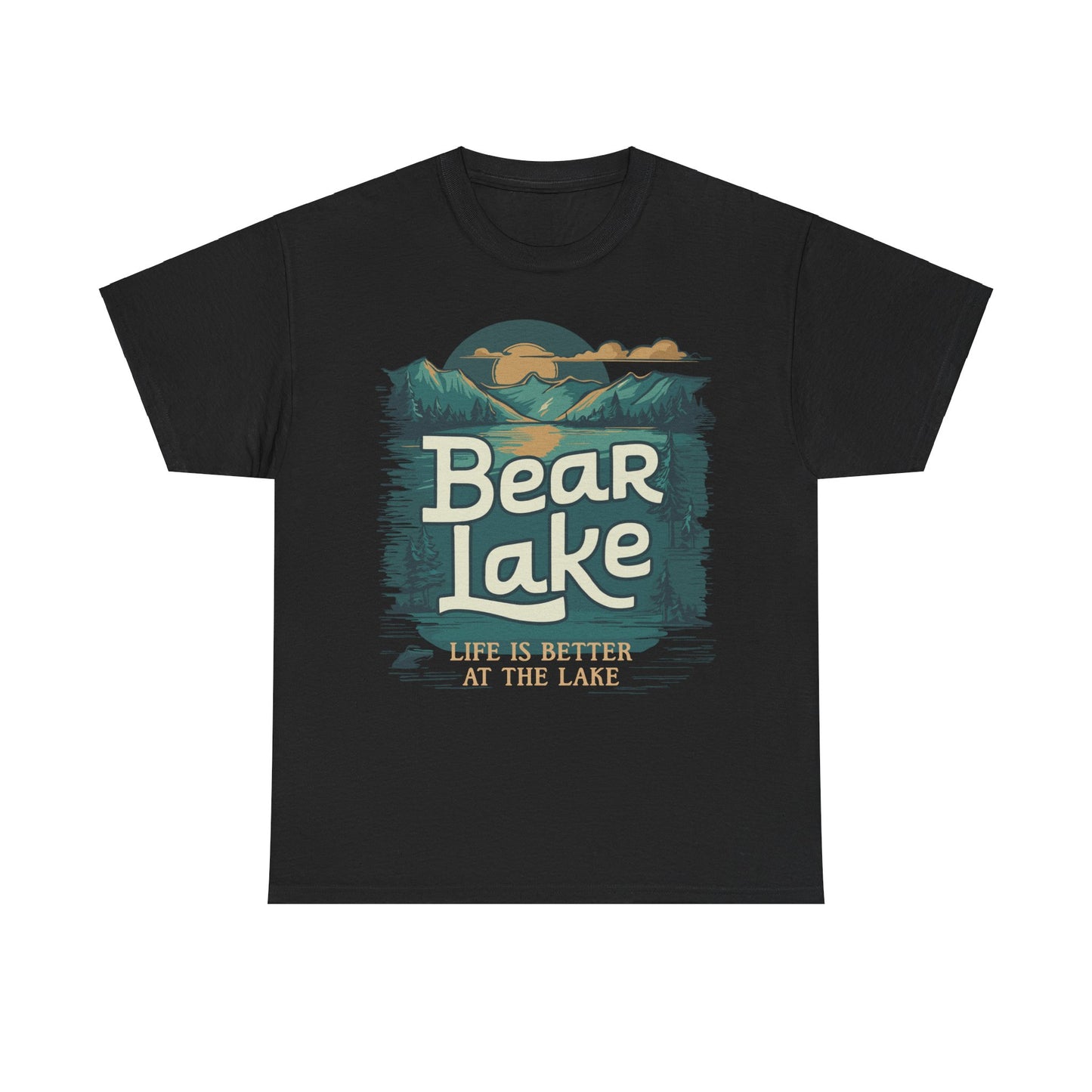 Bear Lake Travel Vacation T-shirt Unisex Mens Womens Heavy Cotton Tee - Utah Idaho Travel Graphic Tees