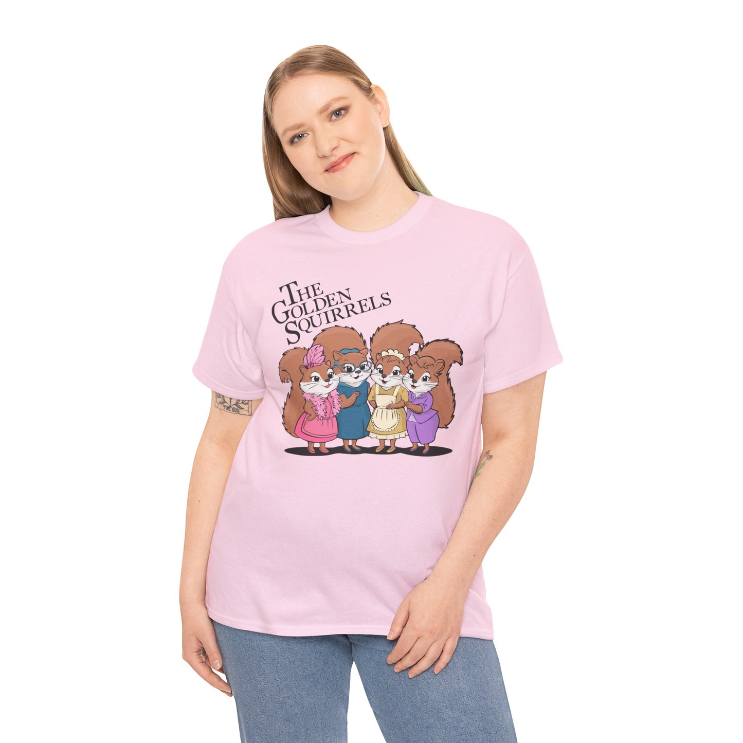 The Golden Squirrels T-shirt Unisex Heavy Cotton Tee Womens Golden Girls Funny Squirrel Shirt