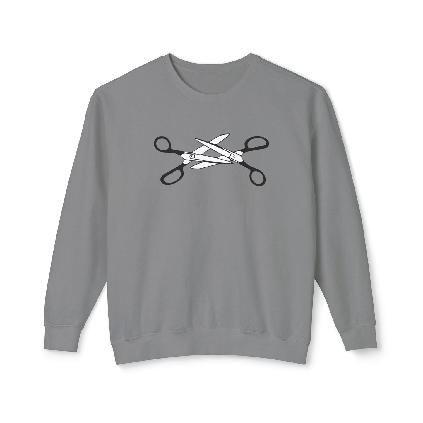 Scissors Sweatshirt - Scissor Long Sleeve Pullover Sweatshirt, Lesbian Gay Queer LGBTQIA+ Pride Sweatshirts