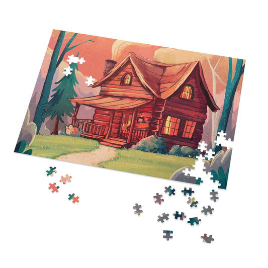 Cozy Cabin 500 Piece Jigsaw Puzzle