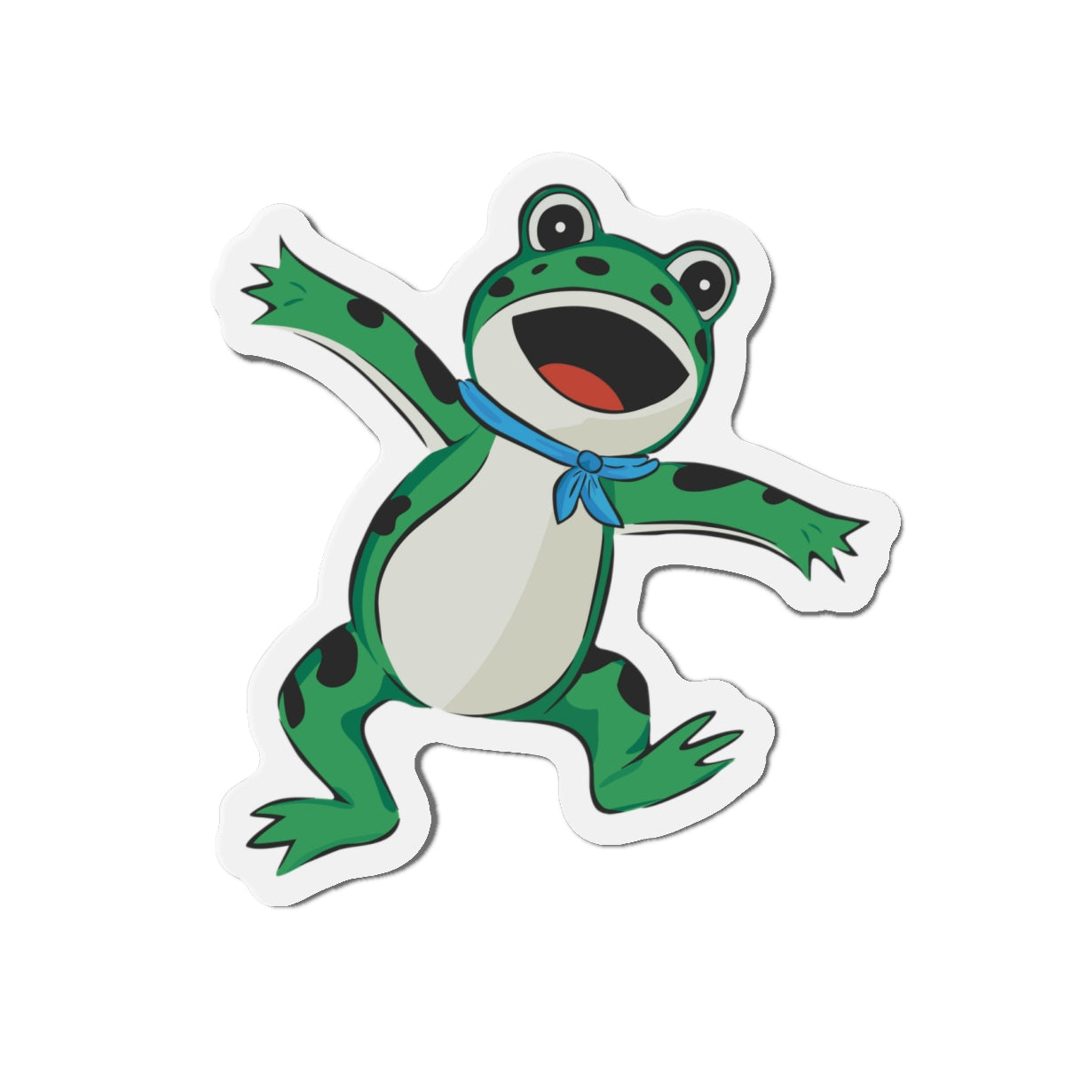 Activist Frogs Magnet, Inflatable Frog Blow-Up Costume Magnets, Political Humor, Funny Leftist Liberal Anti-Fascist Fridge Car