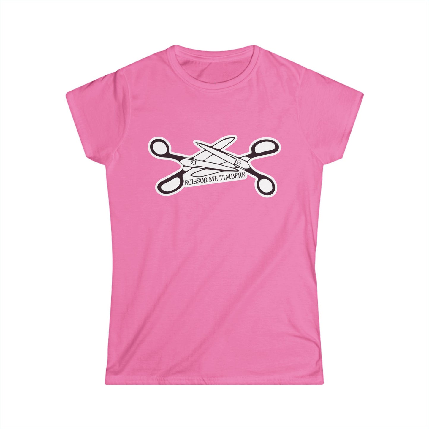 Scissor Me Timbers Women's T-shirt - LGBTQIA+ Lesbian Pride Scissors Tee, Funny Queer Gay Shirts, Pride Parade Apparel