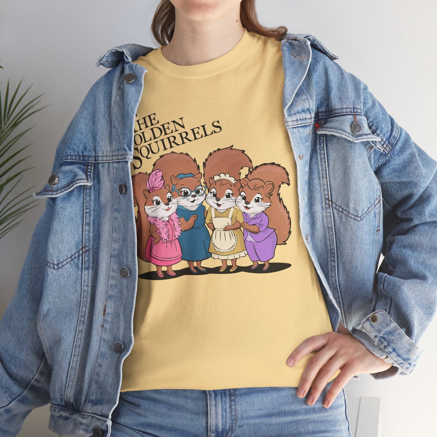 The Golden Squirrels T-shirt Unisex Heavy Cotton Tee Womens Golden Girls Funny Squirrel Shirt