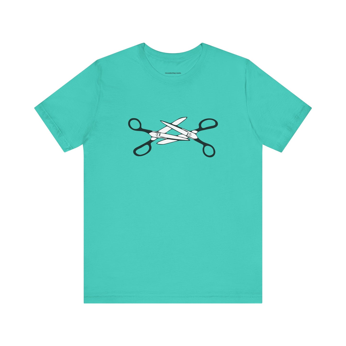 Scissors Tee, Short Sleeve T-Shirt, Lesbian Queer LGBTQIA Gay Pride Shirts, Funny Scissor Design Cotton Tees
