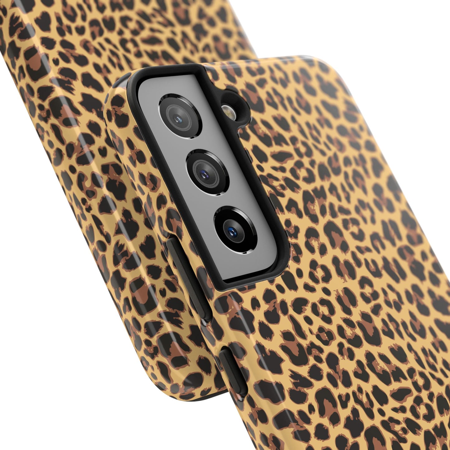 Leopard Print Cell Phone Case, Tough Phone Cases, Safari Cheetah Animal Print Pattern