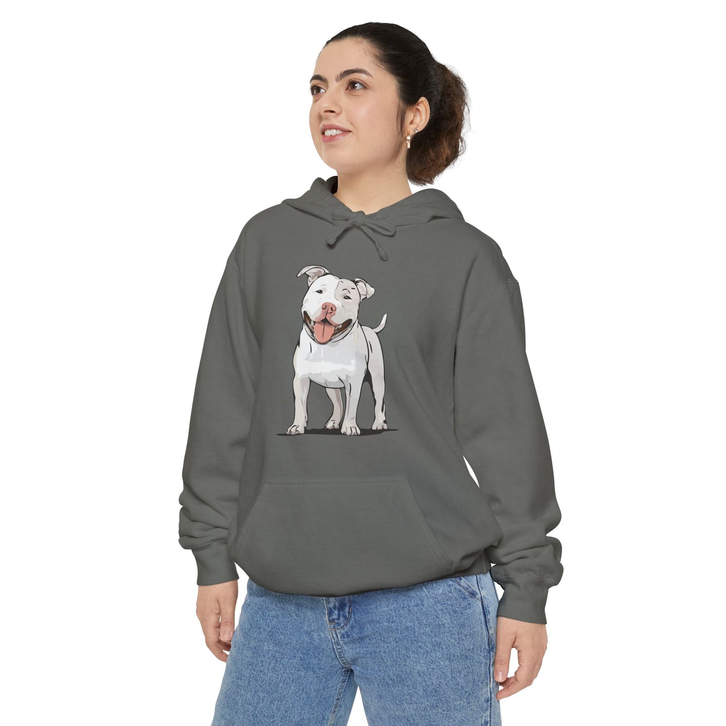 American Pit Bull Terrier Dog Hoodie, Cozy Pullover Hooded Sweatshirt, Pitbull Dogs Hoodies Sweatshirts