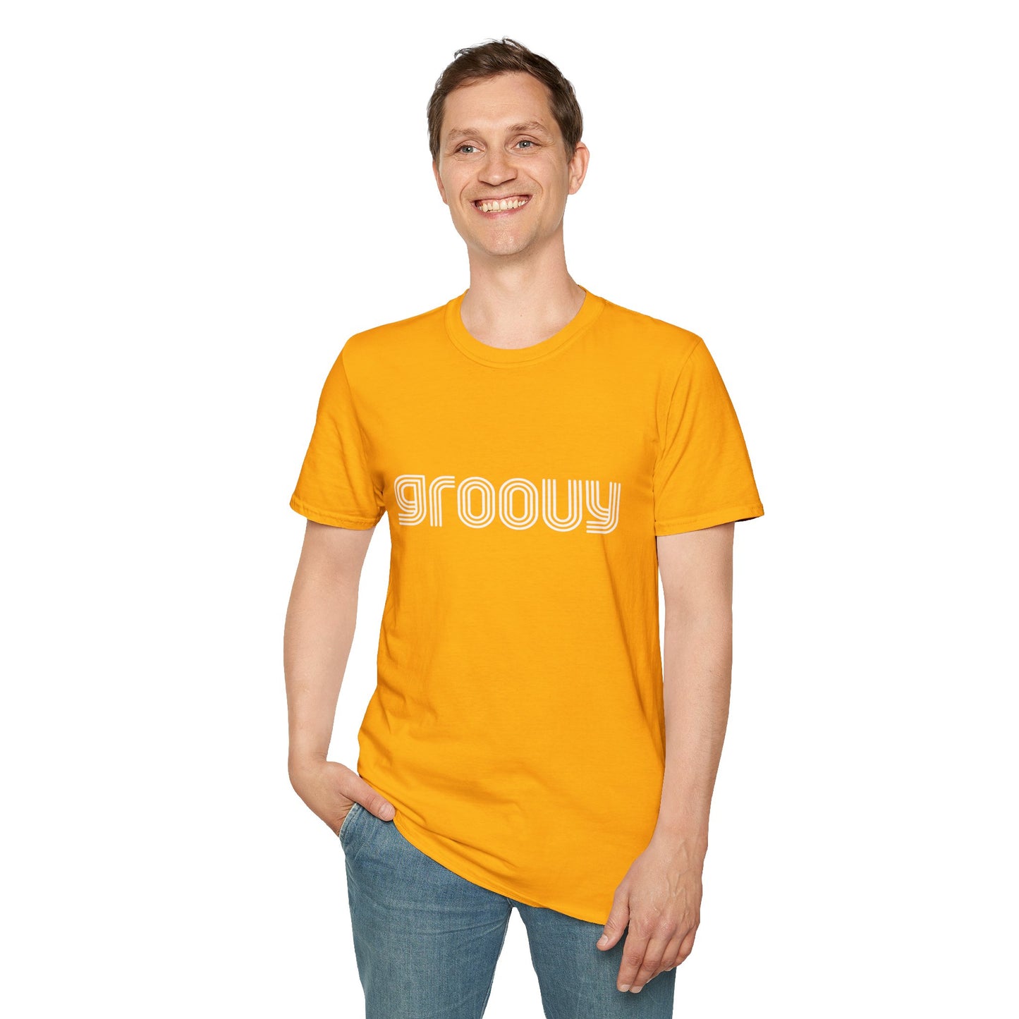 Groovy Soft T-shirt Unisex Softstyle Tee Mens Womens