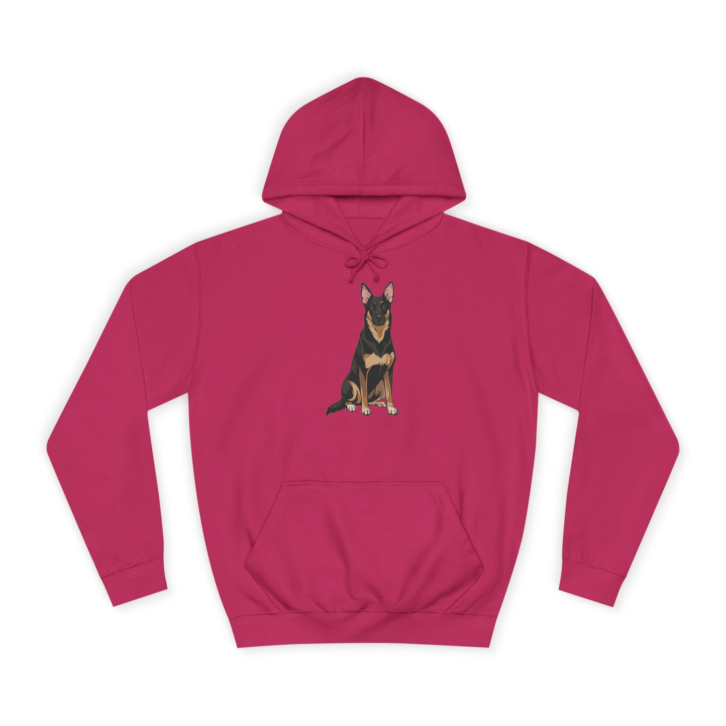 Buddy German Shepherd Dog Unisex Hoodie Pullover Hooded Sweatshirt, Dog Lover Gift, Pet Owner Clothing, Cozy Winter Apparel