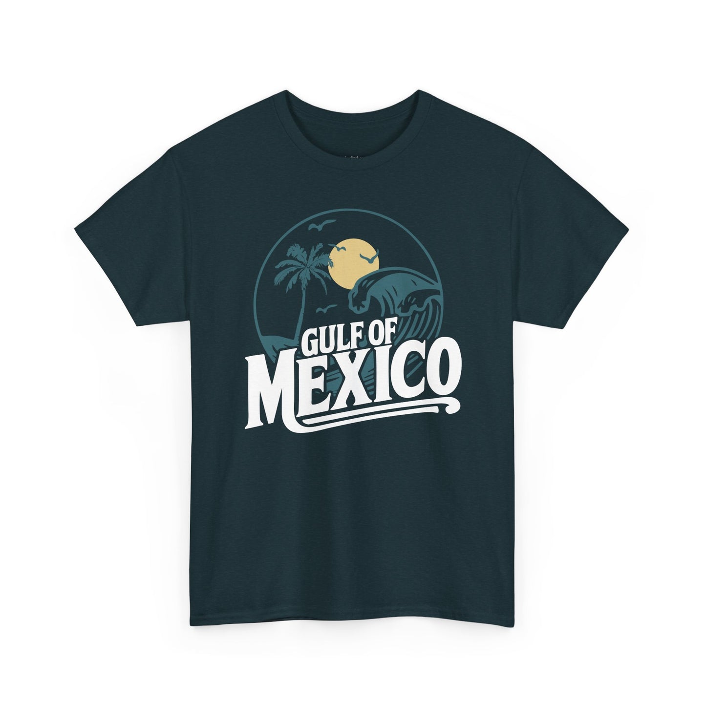 Gulf of Mexico Graphic Tee, Vintage Summer Shirt, Unisex Beachwear, Coastal Vibe Top, Perfect Gift for Travelers, Retro Travel T-Shirt