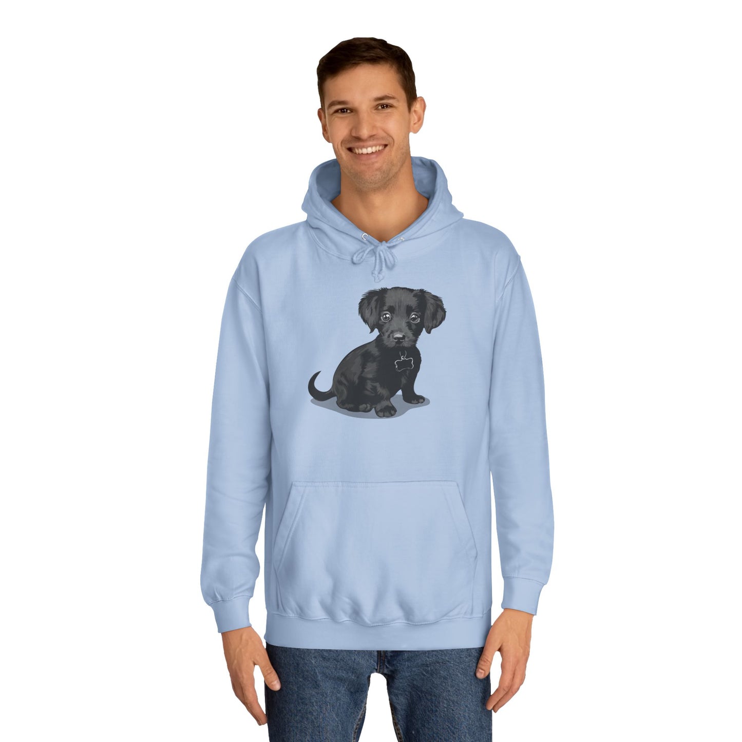 Chiweenie Puppy Dog Graphic Unisex Hoodie, Chihuahua Dachshund Mix Dogs Pullover Hooded Sweatshirt, Dog Lover Gift, Dog Mom Dad Present