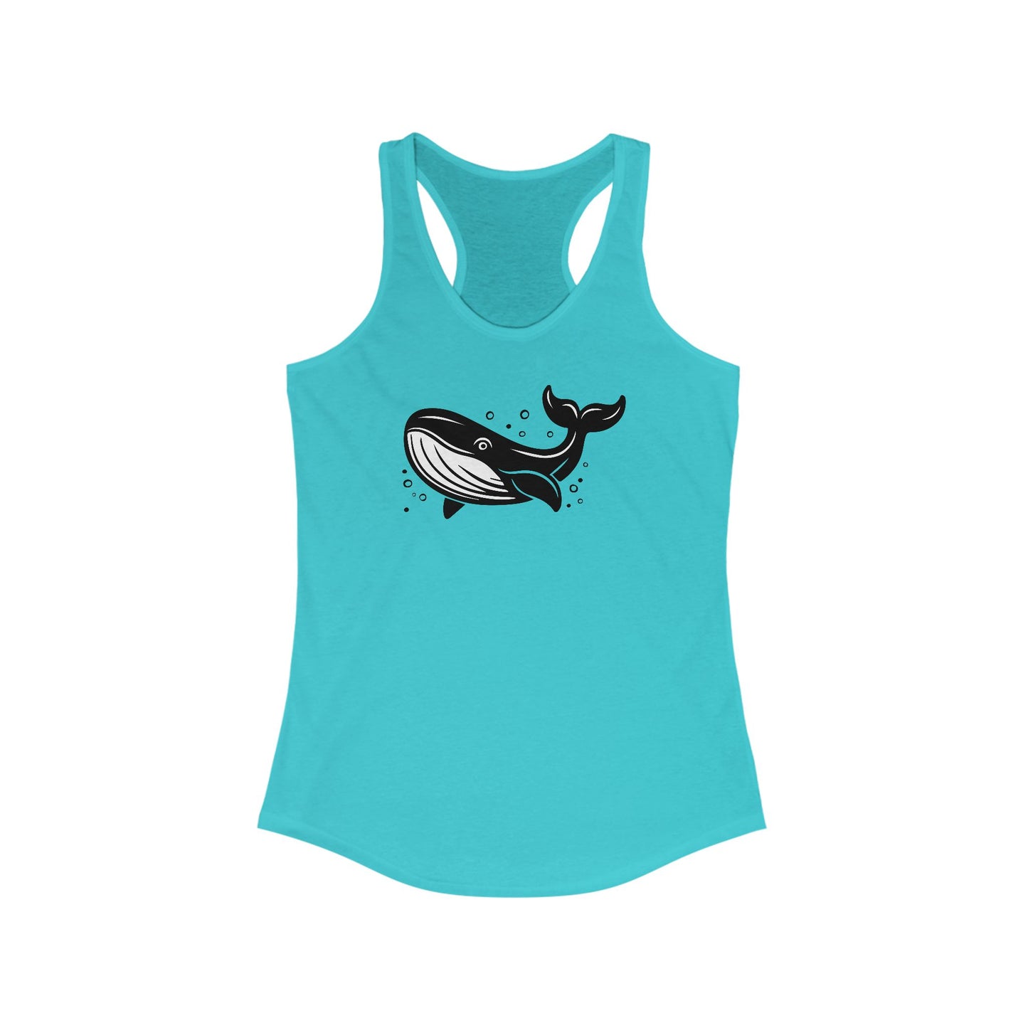 Whale Sea Animal Marine Life Print Tank Top Women's Ideal Racerback Tank Ladies Whale Top