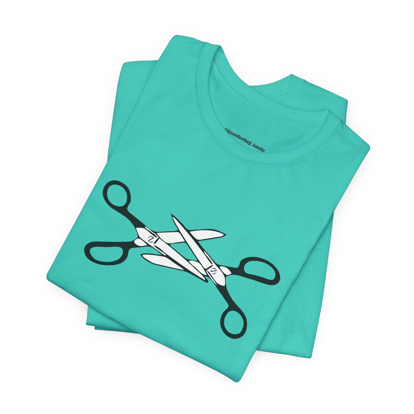 Scissors Tee, Short Sleeve T-Shirt, Lesbian Queer LGBTQIA Gay Pride Shirts, Funny Scissor Design Cotton Tees