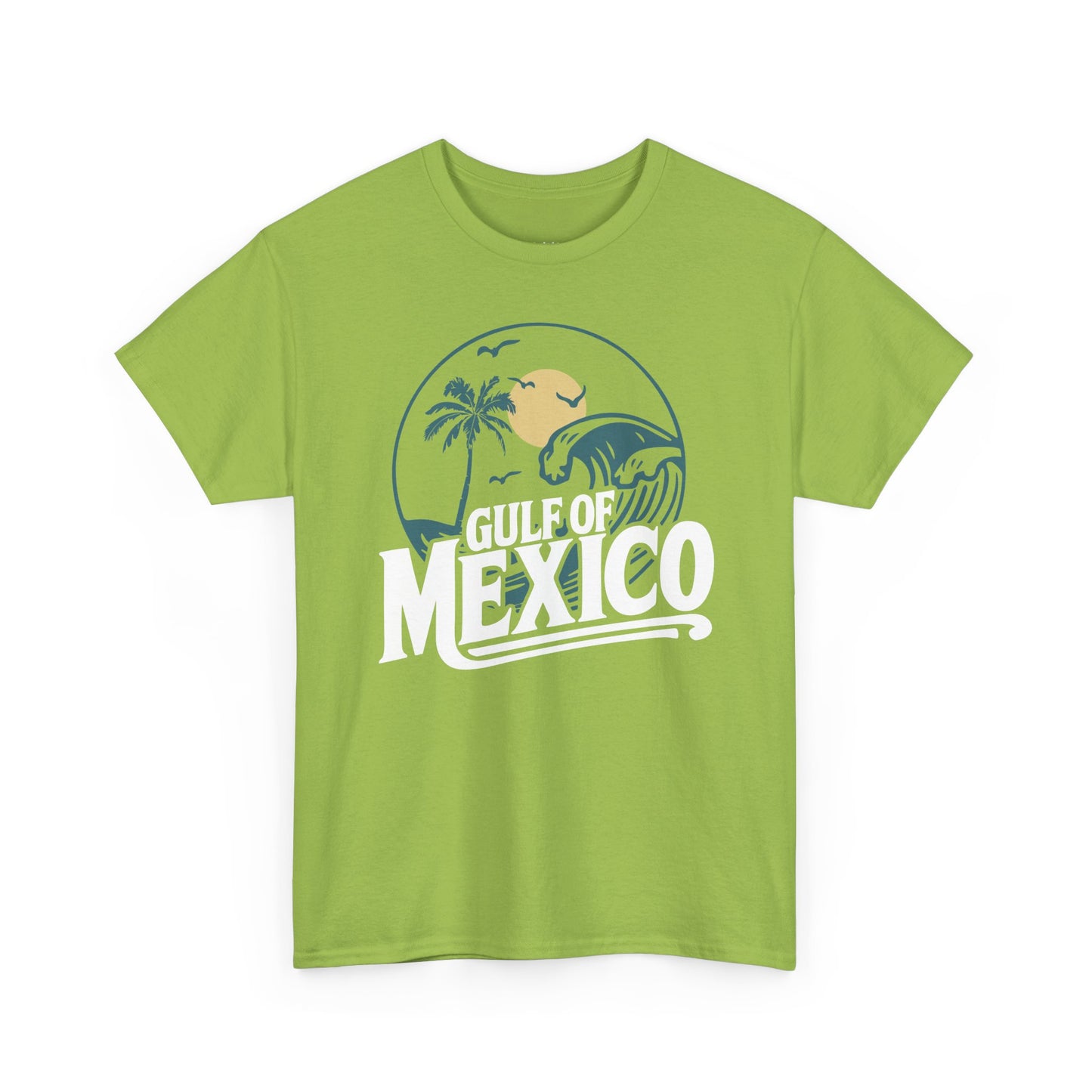 Gulf of Mexico Graphic Tee, Vintage Summer Shirt, Unisex Beachwear, Coastal Vibe Top, Perfect Gift for Travelers, Retro Travel T-Shirt