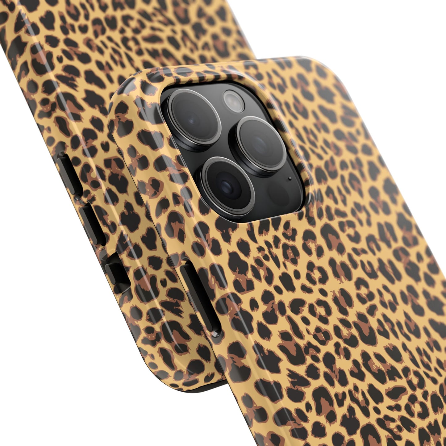 Leopard Print Cell Phone Case, Tough Phone Cases, Safari Cheetah Animal Print Pattern
