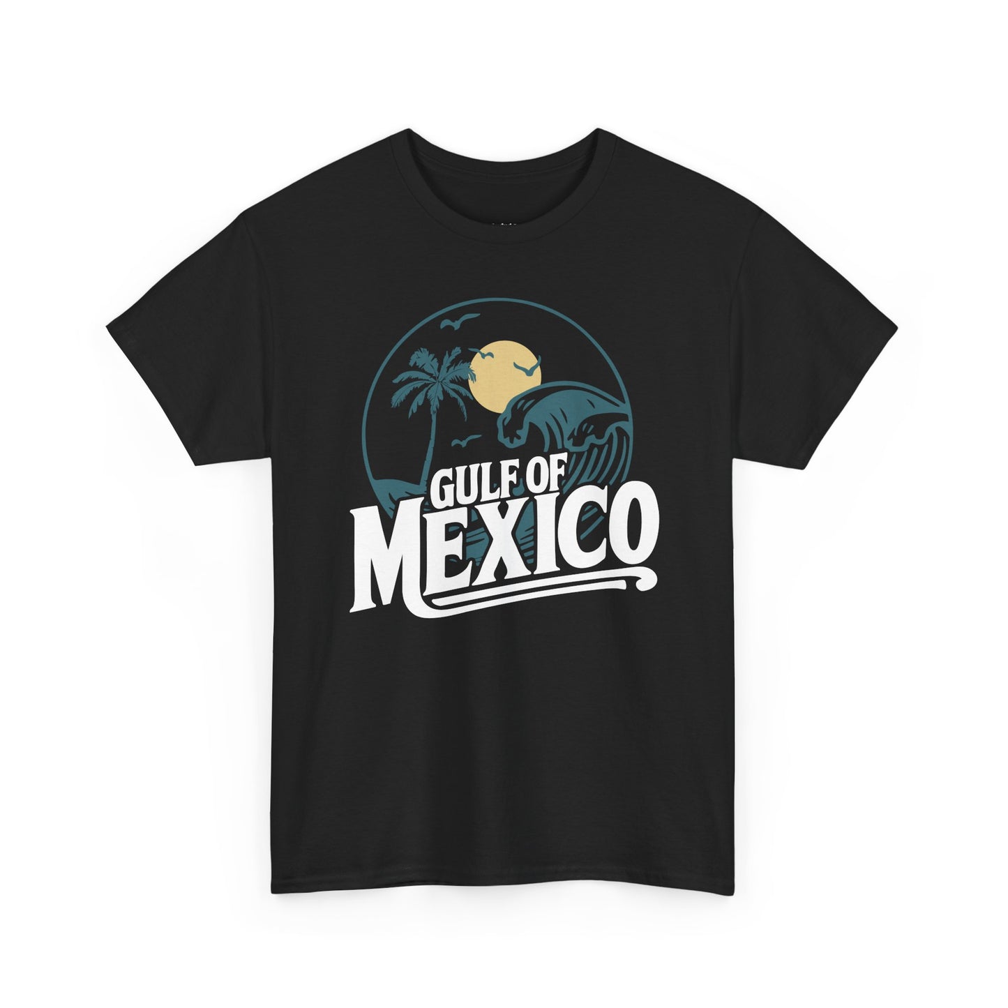 Gulf of Mexico Graphic Tee, Vintage Summer Shirt, Unisex Beachwear, Coastal Vibe Top, Perfect Gift for Travelers, Retro Travel T-Shirt