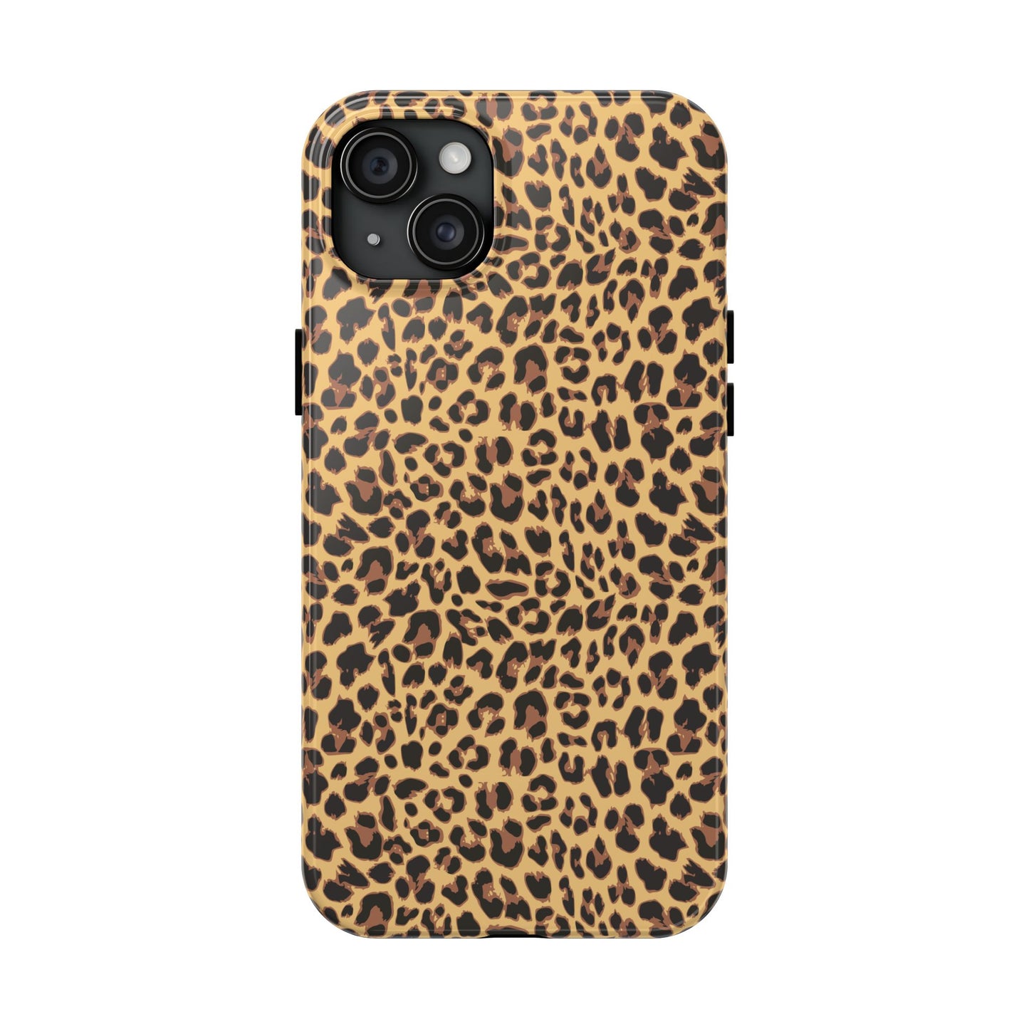 Leopard Print Cell Phone Case, Tough Phone Cases, Safari Cheetah Animal Print Pattern