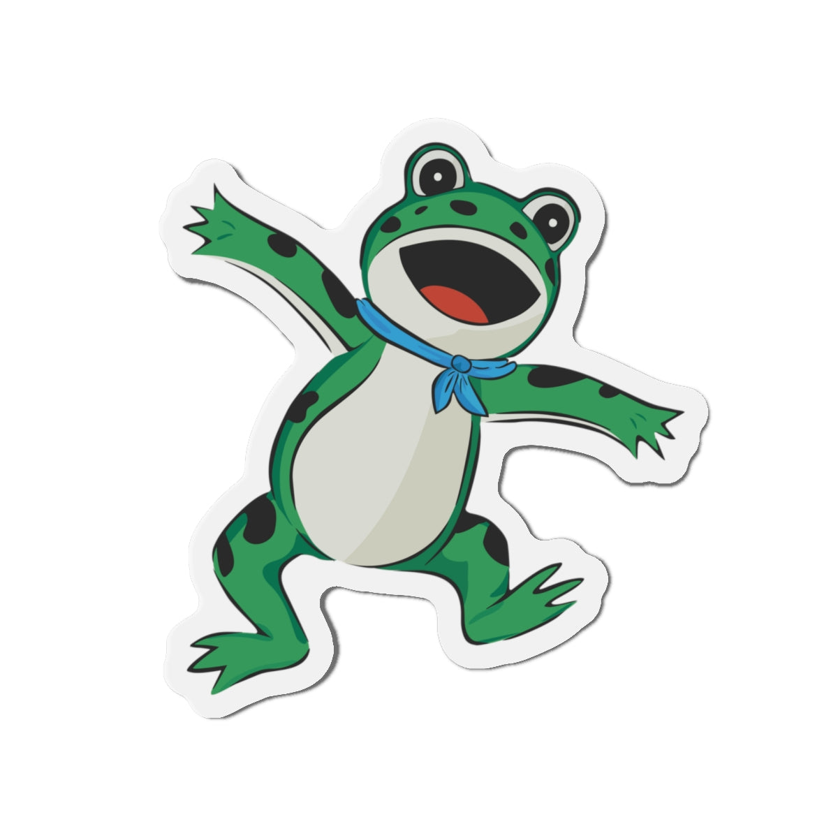 Activist Frogs Magnet, Inflatable Frog Blow-Up Costume Magnets, Political Humor, Funny Leftist Liberal Anti-Fascist Fridge Car