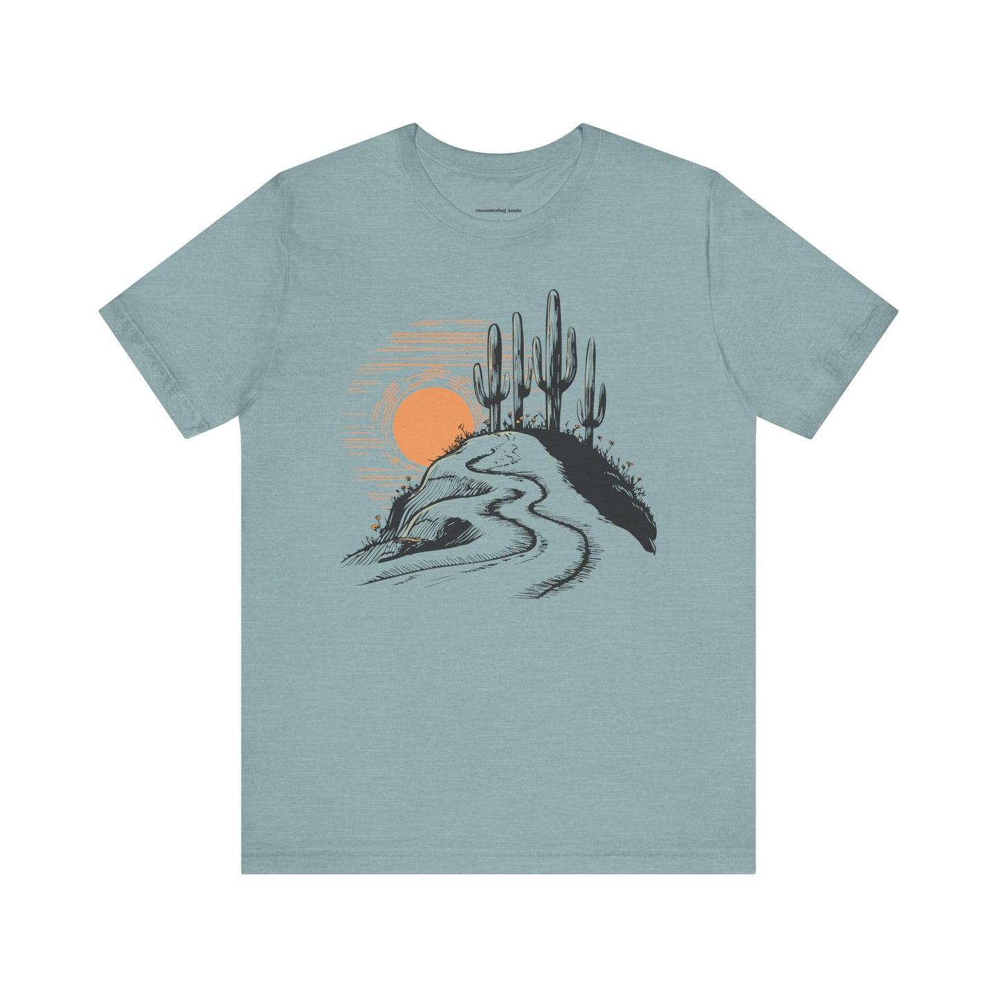 Arizona Desert Cactus Landscape T-Shirt Unisex Jersey Short Sleeve Tee