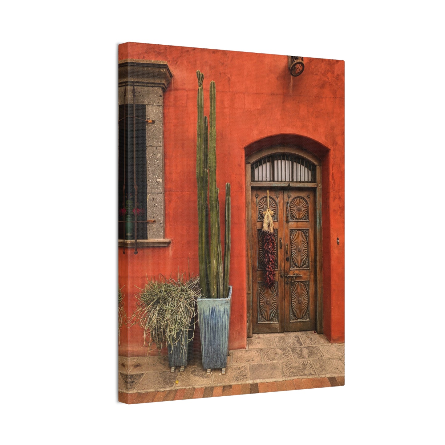 Colors of Tucson Arizona Photography Print Stretched Canvas - Southwest Wall Art Photography Home Decor Canvas Print