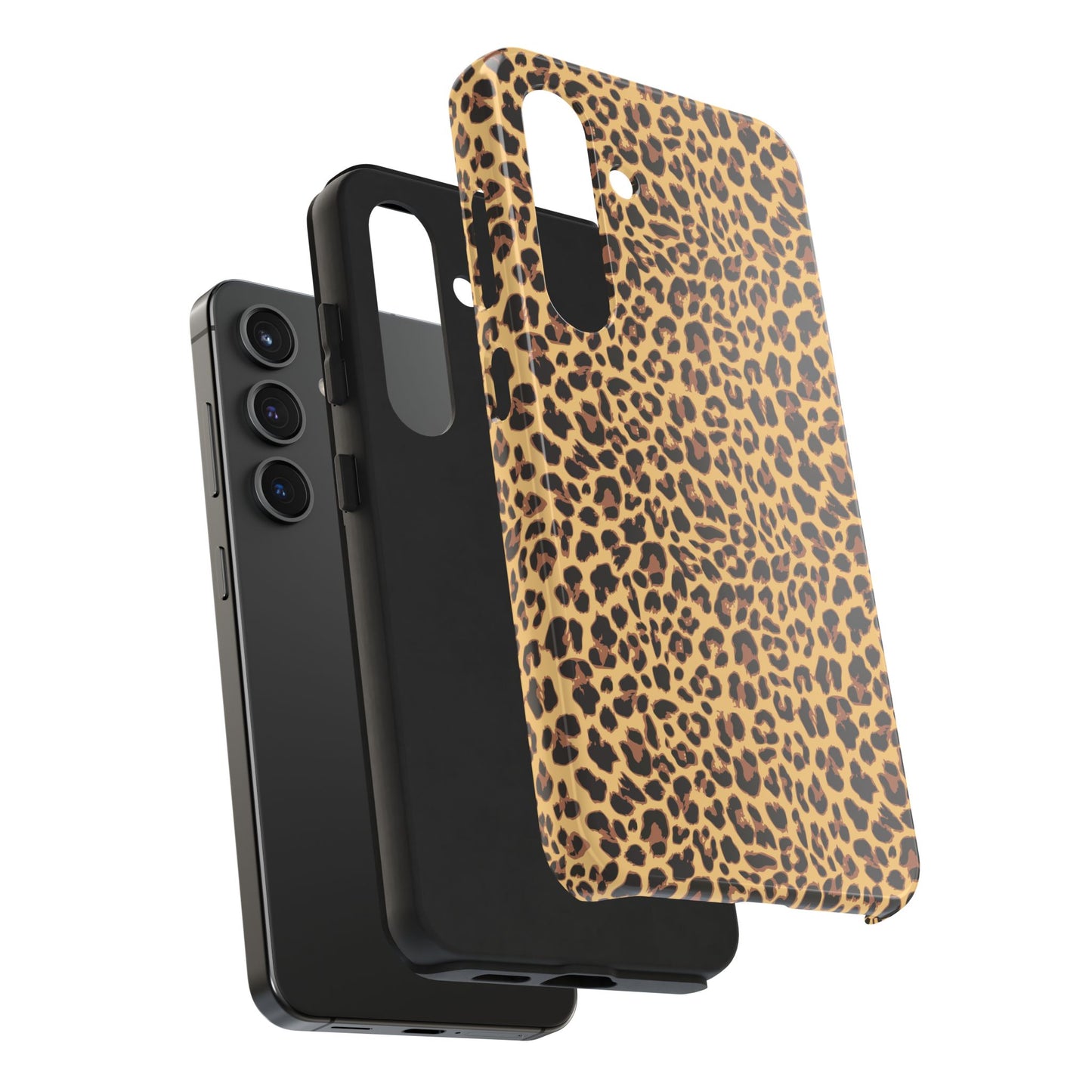 Leopard Print Cell Phone Case, Tough Phone Cases, Safari Cheetah Animal Print Pattern