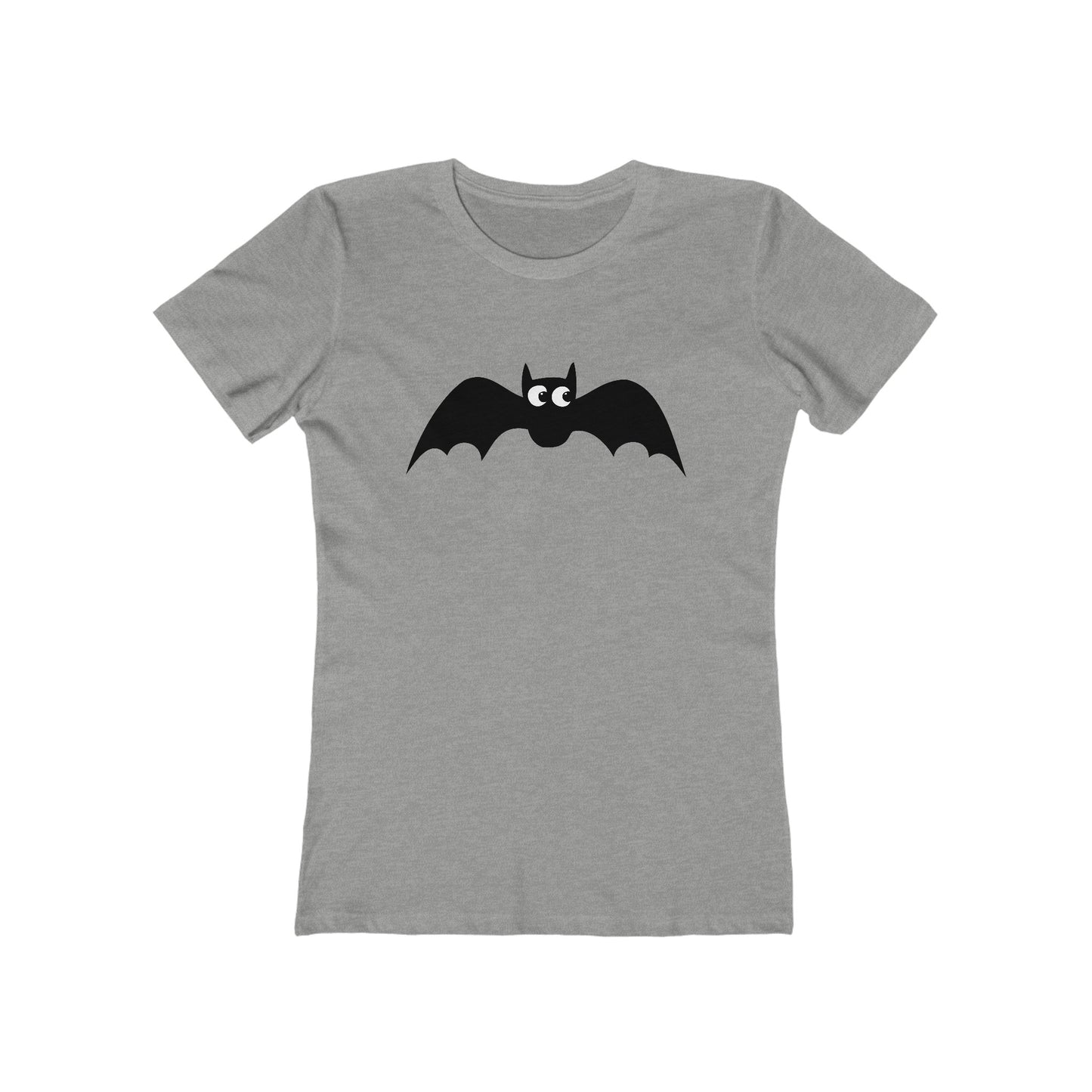 Batty Halloween Bat Women's Fitted T-shirt Spooky Gothic Cotton Tee for Women