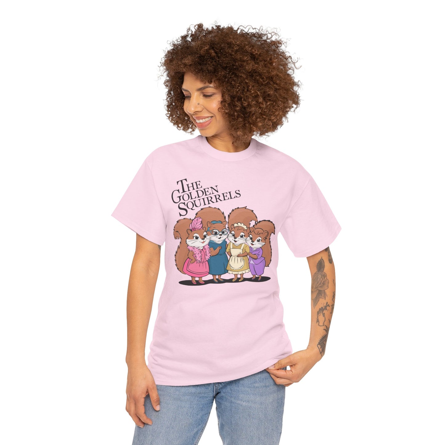 The Golden Squirrels T-shirt Unisex Heavy Cotton Tee Womens Golden Girls Funny Squirrel Shirt