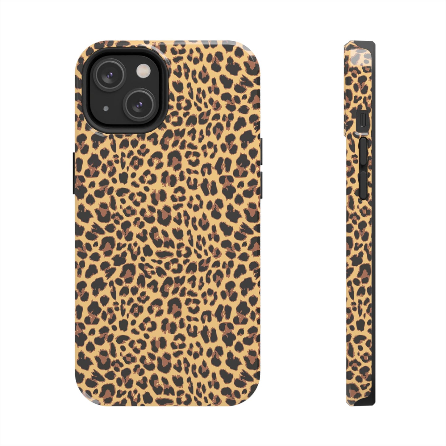 Leopard Print Cell Phone Case, Tough Phone Cases, Safari Cheetah Animal Print Pattern