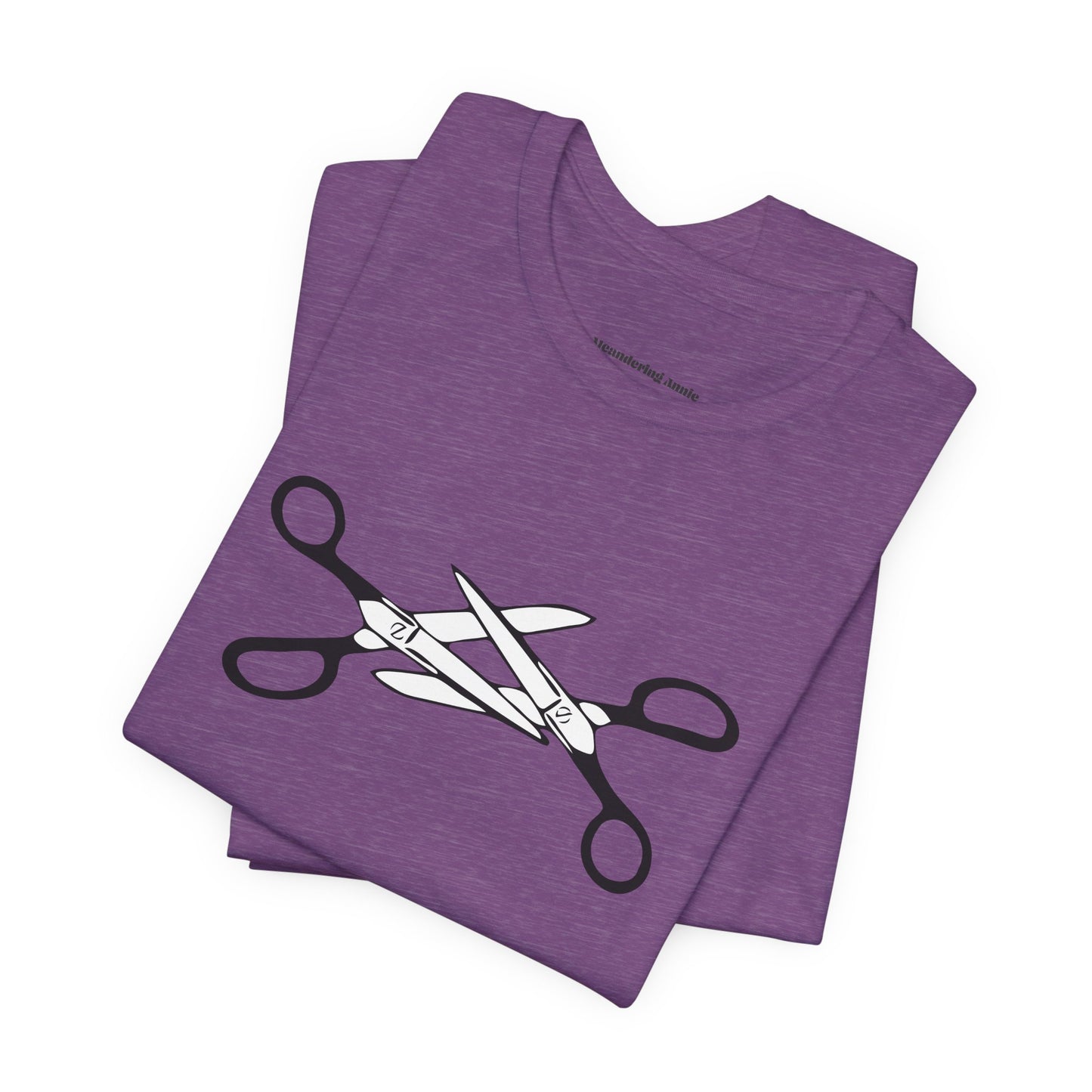 Scissors Tee, Short Sleeve T-Shirt, Lesbian Queer LGBTQIA Gay Pride Shirts, Funny Scissor Design Cotton Tees