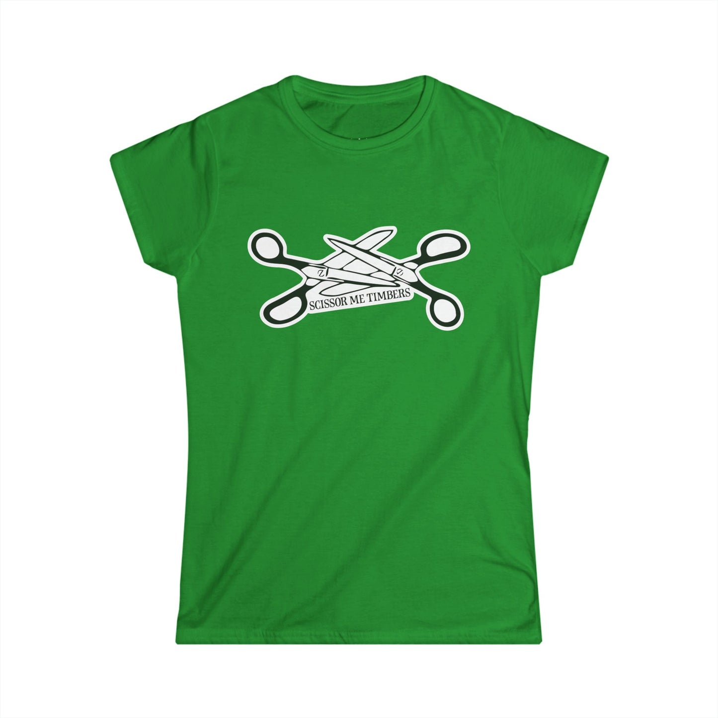 Scissor Me Timbers Women's T-shirt - LGBTQIA+ Lesbian Pride Scissors Tee, Funny Queer Gay Shirts, Pride Parade Apparel