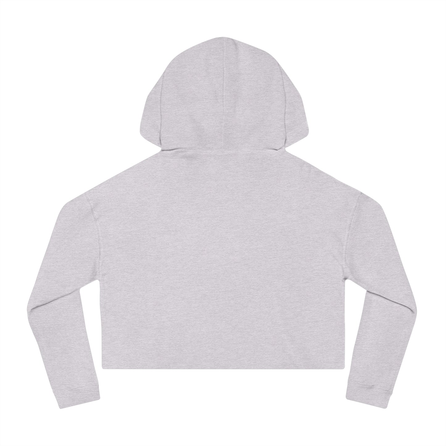 Dog Mom Heart Tattoo Cropped Hoodie, Pullover Sweatshirt Crop Top Long Sleeve, Childless Dog Lady Pet Mama Apparel