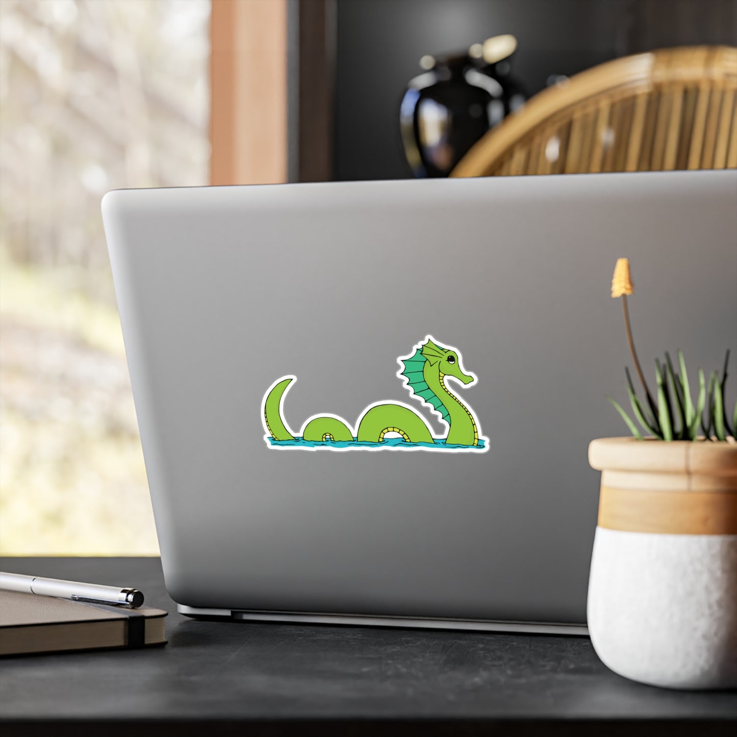 Sea Serpent Vinyl Sticker Kiss-Cut Vinyl Decal with Loch Ness Sea Monster Graphic - Waterproof UV Resistant Stickers