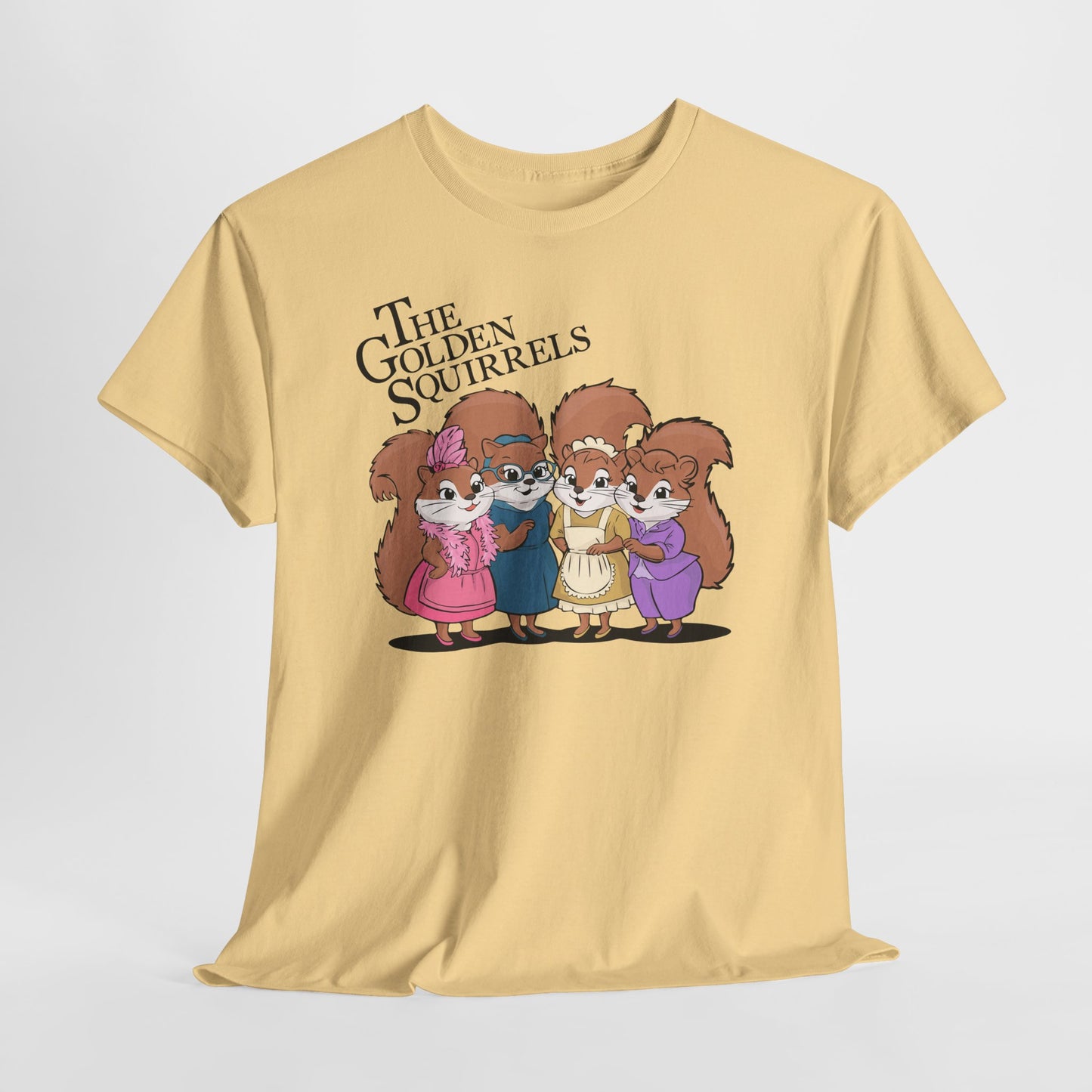 The Golden Squirrels T-shirt Unisex Heavy Cotton Tee Womens Golden Girls Funny Squirrel Shirt