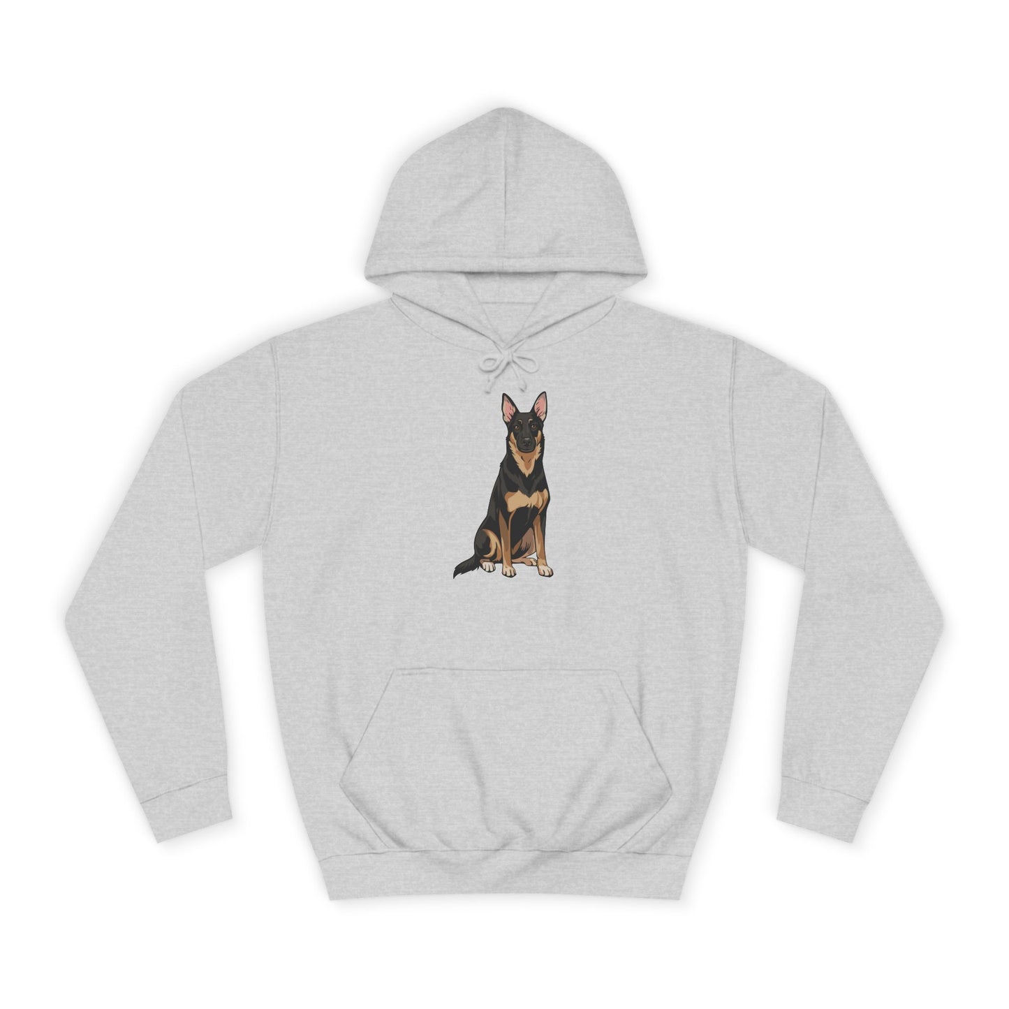 Buddy German Shepherd Dog Unisex Hoodie Pullover Hooded Sweatshirt, Dog Lover Gift, Pet Owner Clothing, Cozy Winter Apparel