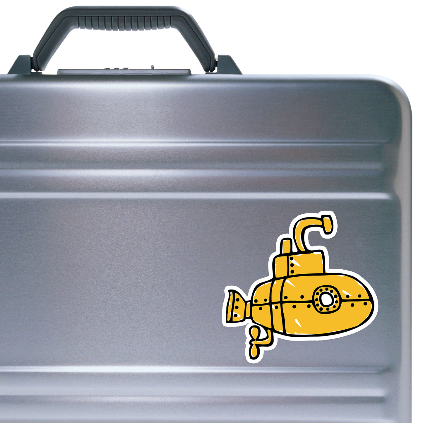 Yellow Submarine Sticker - 3" Nautical Underwater Sub Vinyl Decal Stickers, Waterproof Decals