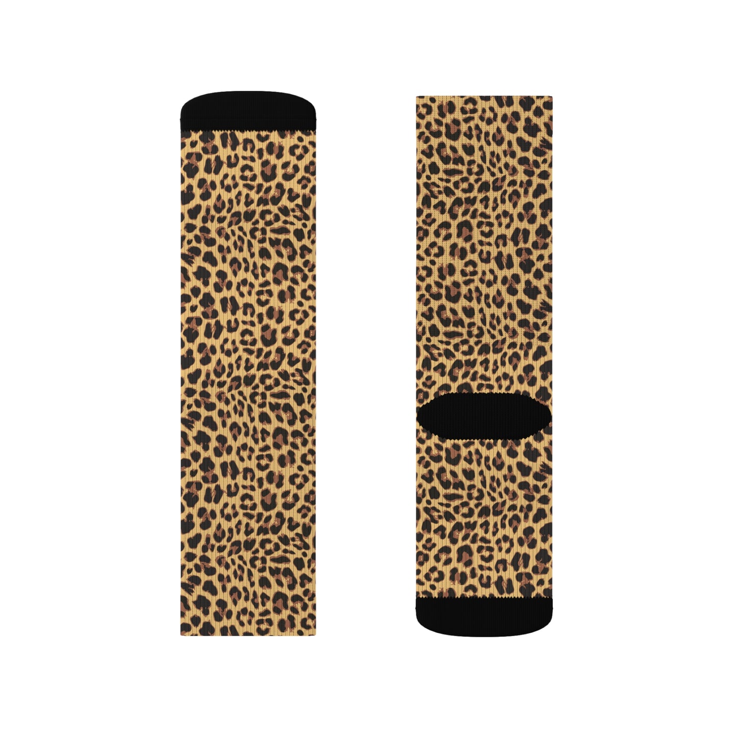 Leopard Print Socks - Womens Cheetah Animal Print Socks - Small, Medium, Large Soft Socks